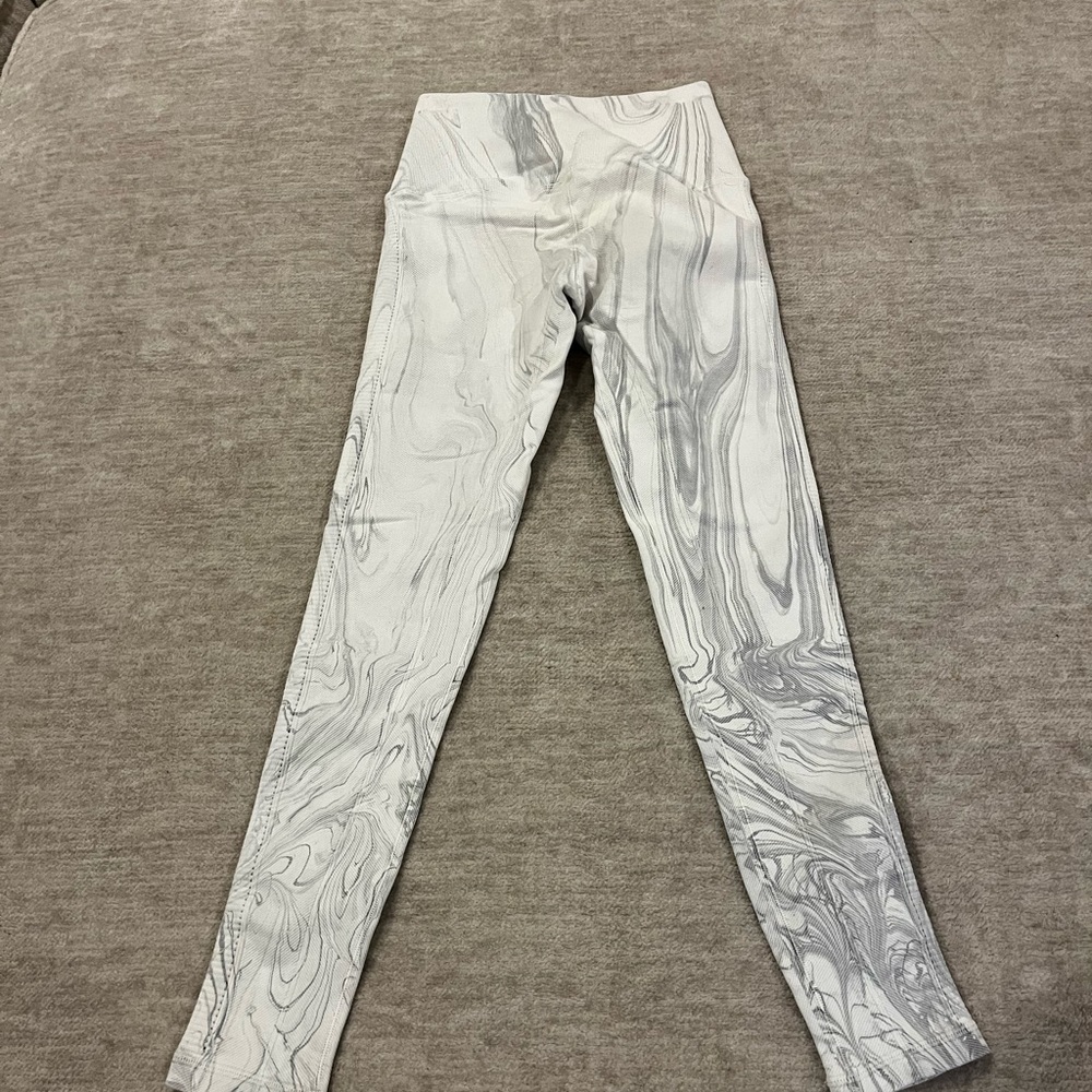 Avocado Pants & Jumpsuits | Avocado x Tone It Up White Marble Workout Leggings | - Picture 5 of 5